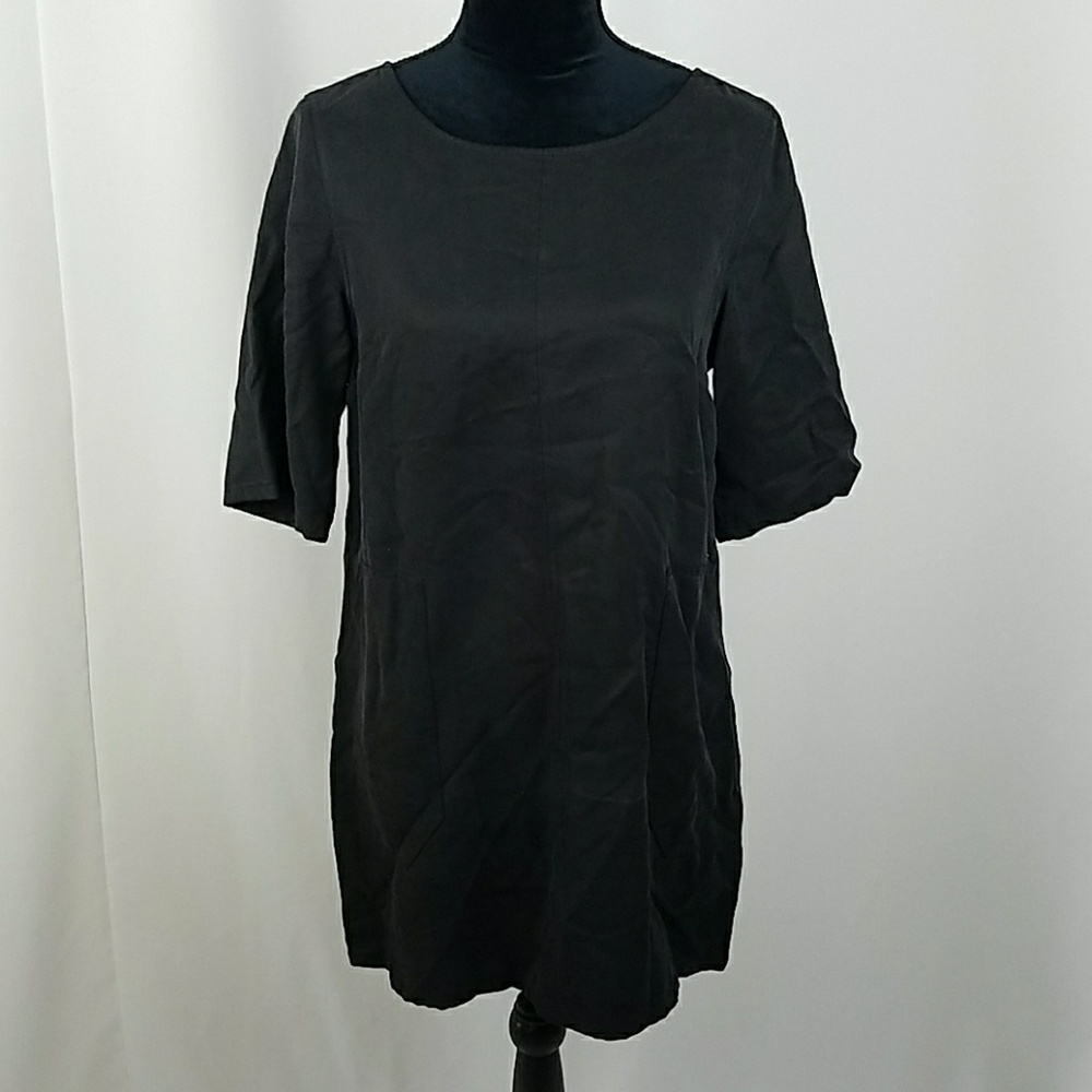 Michael Stars women S black short shift dress